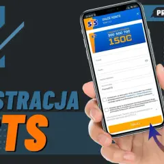 STS rejestracja bez dowodu na telefonie. Załóż konto i skorzystaj z promocji 150C.