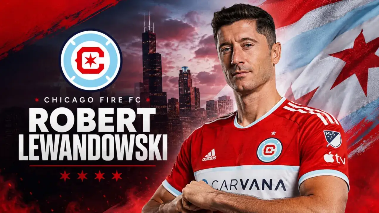 Robert Lewandowski w barwach Chicago Fire FC. W jakim klubie gra Lewandowski? W tym!