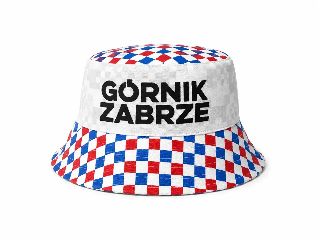 Kapelusz typu bucket hat z napisem